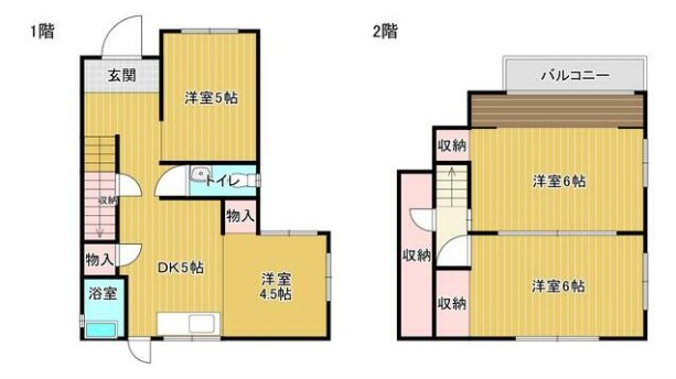 このお部屋の間取り図